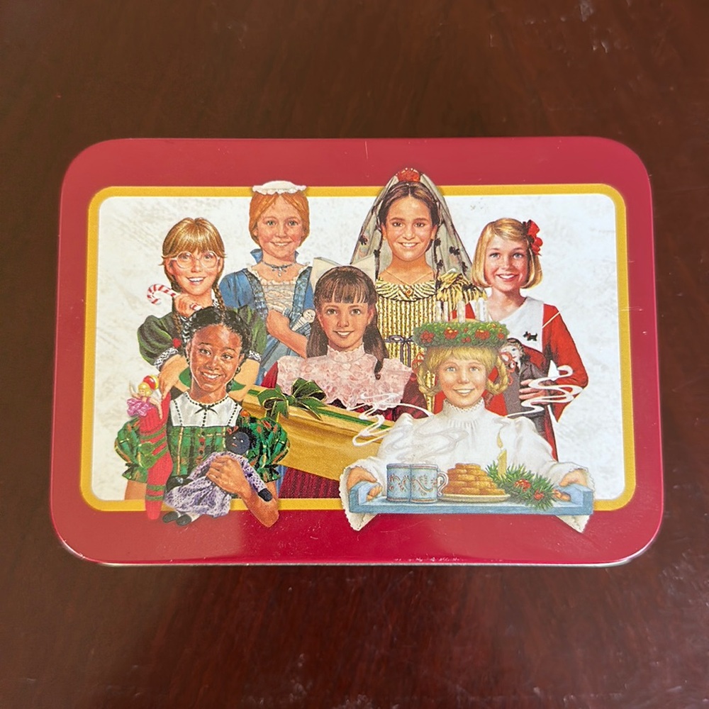 American Girl 2003 Cookie Cutter tin and recipes